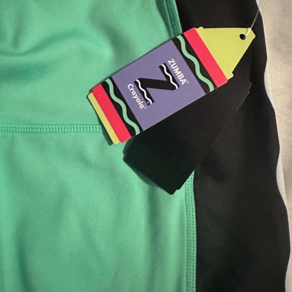 Zumba X Crayola Dance In Color High Waisted Ankle Leggings - Spring into Action